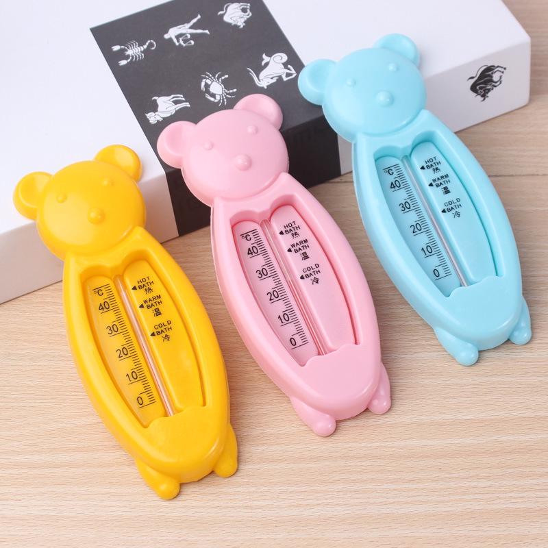 Cartoon Bear Baby Bath Thermometer: Anti-Scald, Multi-Functional Temperature Gauge for Newborns