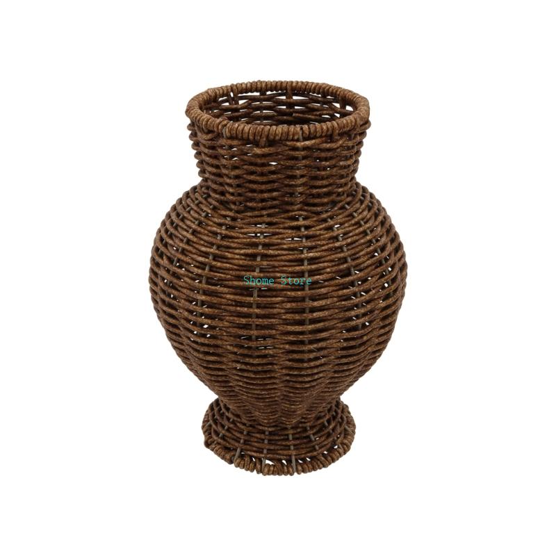 Practical Vases Handwoven Flower Pot Decorative