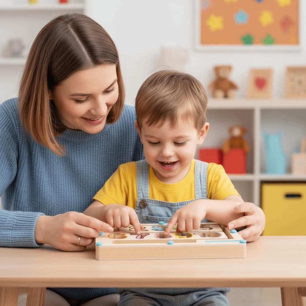 Magnetic Color Sorting Magnetic Maze Toy Montessori Style Number Maze Toys Logic Thinking