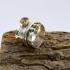 Citrine Gemstone Ring, Boho Designer Ring, Handmade Ring, Spinner Band Ring, Fashion Jewelry, Unisex Ring