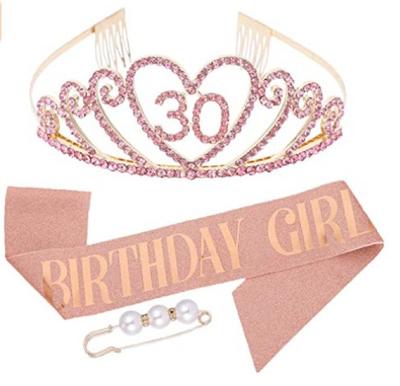 Party Accessories Digital Crown Birthday Party Crown Hair Accessories Party Tiara Crown Straps