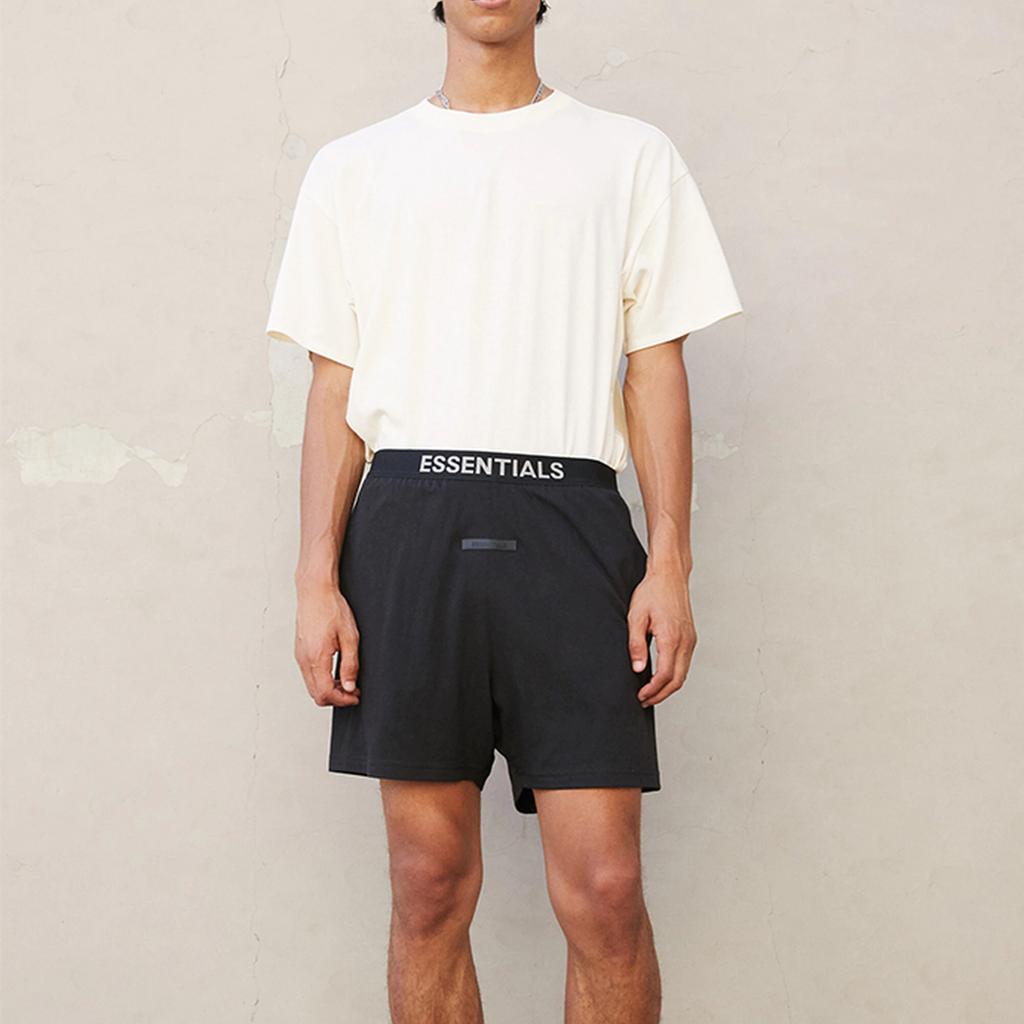 Fear of God Essentials FW21 Lounge Shorts Men Shorts Black FOG-FW21-050