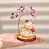Phoenix Tailed Natural Crystal Crystal Tree Colorful Gravel Fortune Tree Energy Tree Office Desk