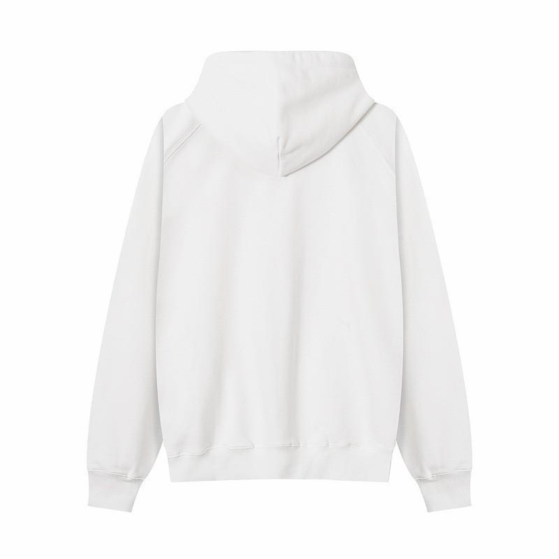 Unisex Hooded Zip-Up Sweatshirt Long Sleeve Casual Oversized Cotton Pullover Teens Adults