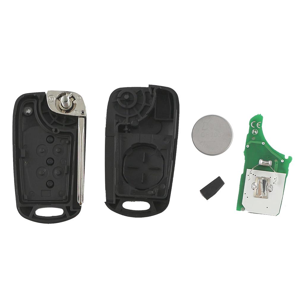 433Mhz Flip Remote Car Key For Kia Picanto Sportage Rio3 K5 K2 For Hyundai I20 I30 IX35 I35 Accent Solaris Elantra Picanto ID46