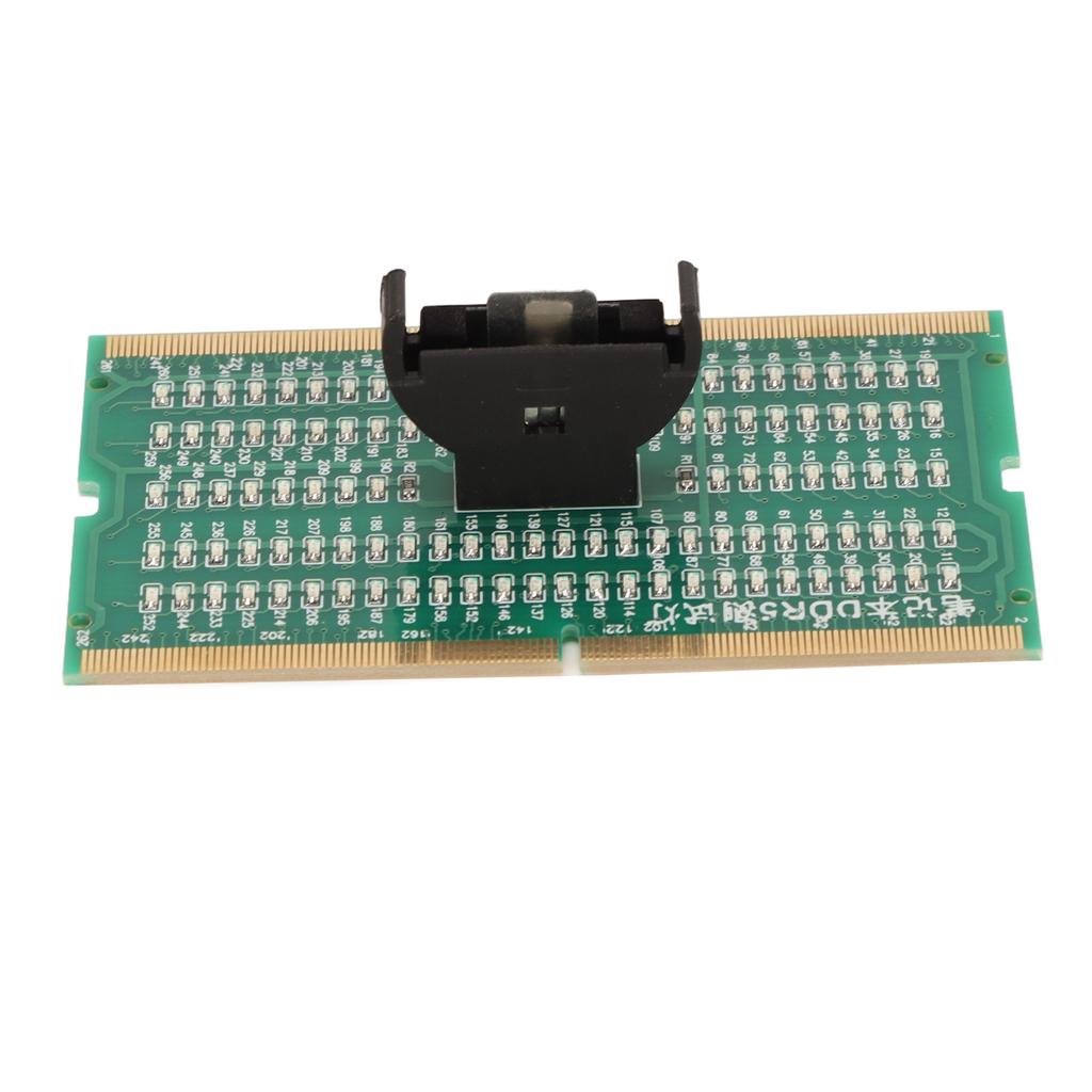 Laptop Memory Tester DDR5 Support Forward and Reverse Interface PCB Memory Slot Test Card with Light