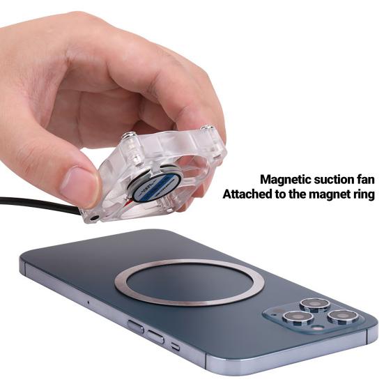 Mobile Phone Cooling Fast Speed USB Fan Portable Charging Mini Phone Fan Radiator