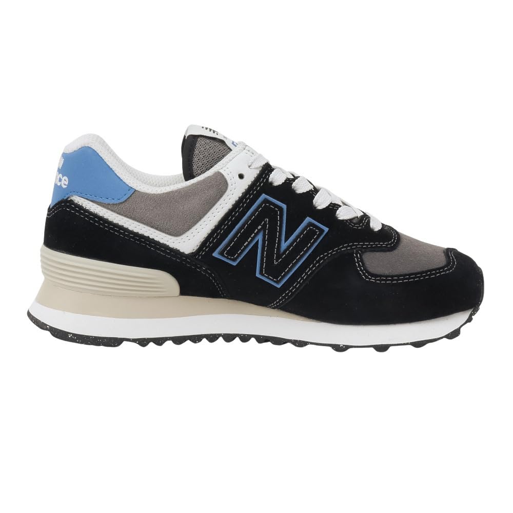 New Balance Sneakers 574 Black/Blue Agate U574QRB Width D 28.0cm