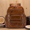Genuine Leather Men's Large Capacity Multi-functional Backpack Commuting Casual Men's Bag