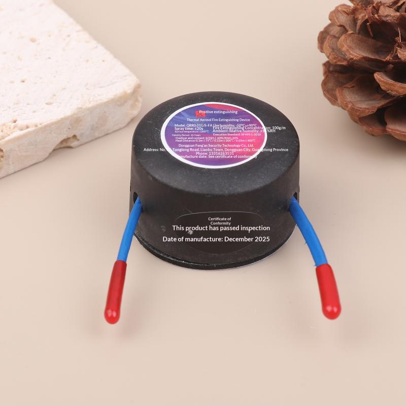 10G Auto Fire Suppression Device Back Adhesive Portable For Vehicle Garage Office Electrical Chemical Fire Protection