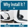 Fit For Toyota Corolla  - 2025 Chrome / Carbon Fiber Auto Front Fog Lights Foglight Lamps Ring Decor Cover Trim Accessories