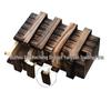 Vintage Three-Fold Magic Box: Kongming Lock Puzzle for Creative Escape Room Experience