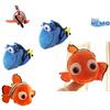 Adorável Peixe-palhaço Nemo de Pelúcia Brinquedo Boneca Peixe Dory Macio e Fofo