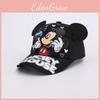 Cartoon Mickey Mouse Kids Baseball Cap With Breathable Polyester For Summer Outdoor Play