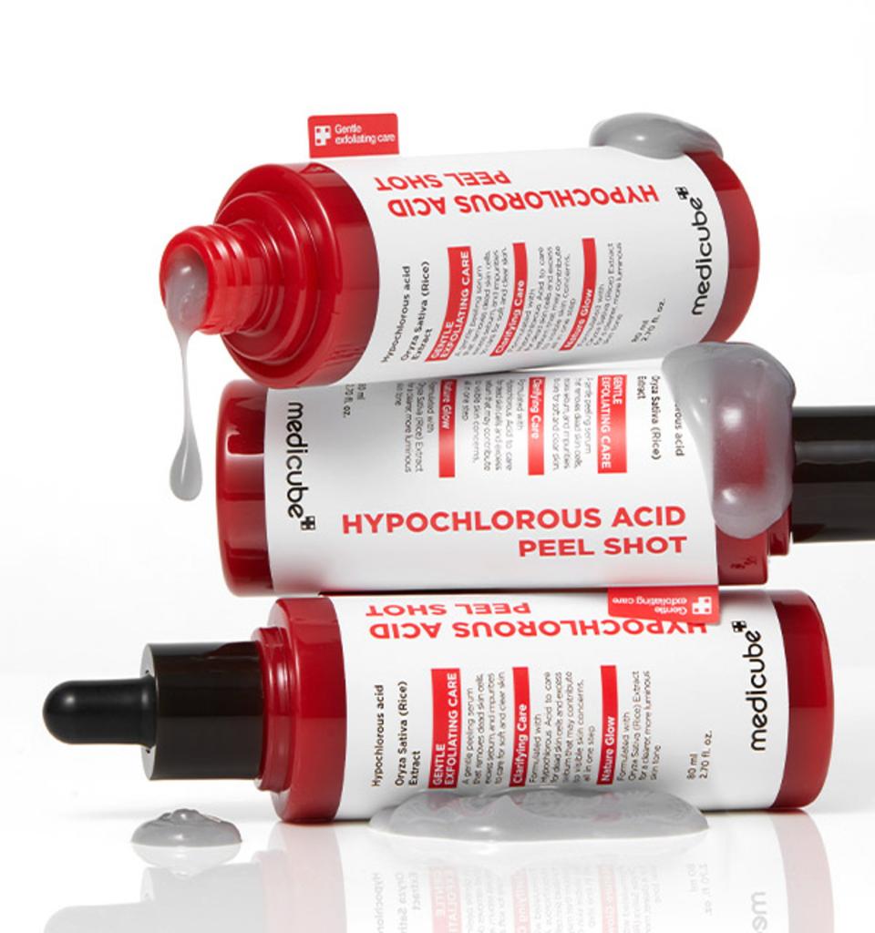 Medicube Hypochlorous Acid Peel Shot Korean Facial Exfoliating Treatment Skin Texture Care