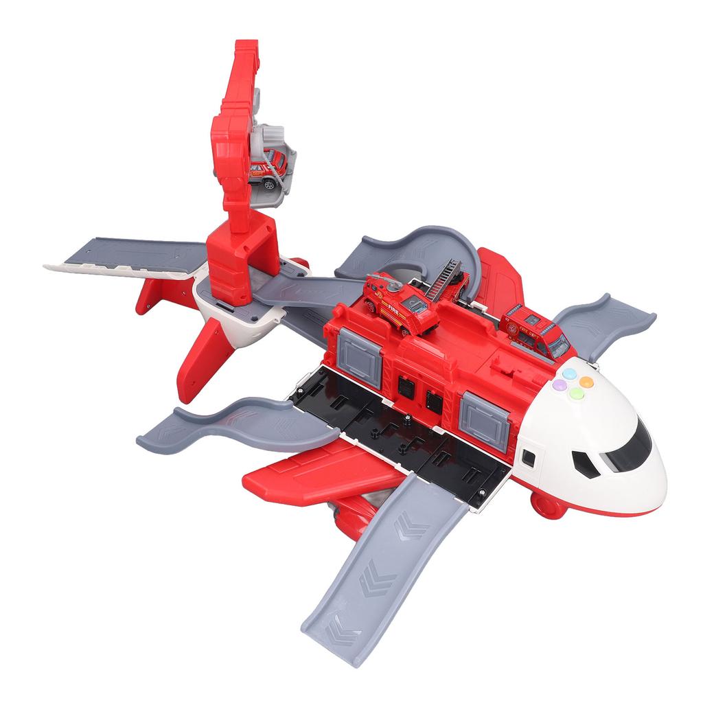 Toy Airplane Model High Simulation Anti Fall Multifunctional Plane Toy with Car Model for Kids