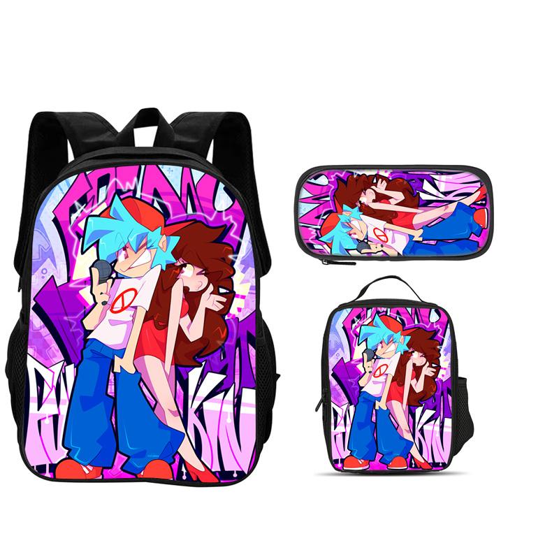 Fundamental Round Front Carrier Rucksack Versatile Style Trend Animated Boys Plus Girls School Birthday Best Gift