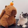 Plush Capybara Capybara Plush Backpack Big Capacity Capybara Plush Bag  Unisex