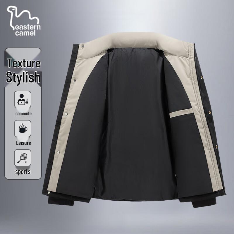 EASTERN CAMEL Men's Padded Stand Collar Winter Jacket