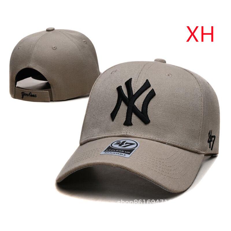 Berretto da baseball unisex 47Brand NY/LA ricamato con visiera rigida - Multicolore