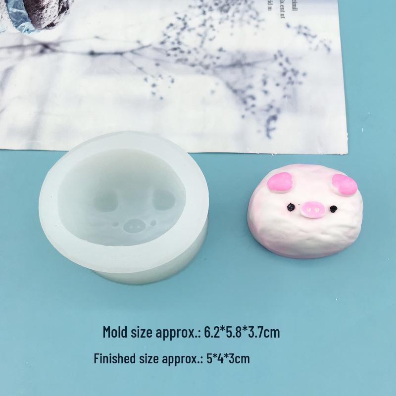 Piggy Silicone Pinching Molds for Milk Bites, Buns, Hawaiian Rolls, Cheese, and Bagels