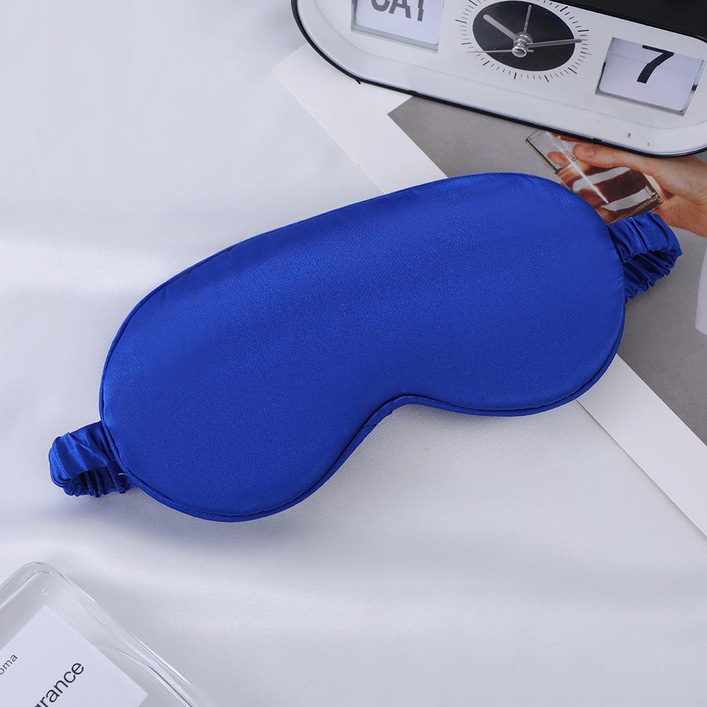 Double-Sided Mulberry Silk Eye Mask with Custom Logo - Light Blocking, Ideal for Travel