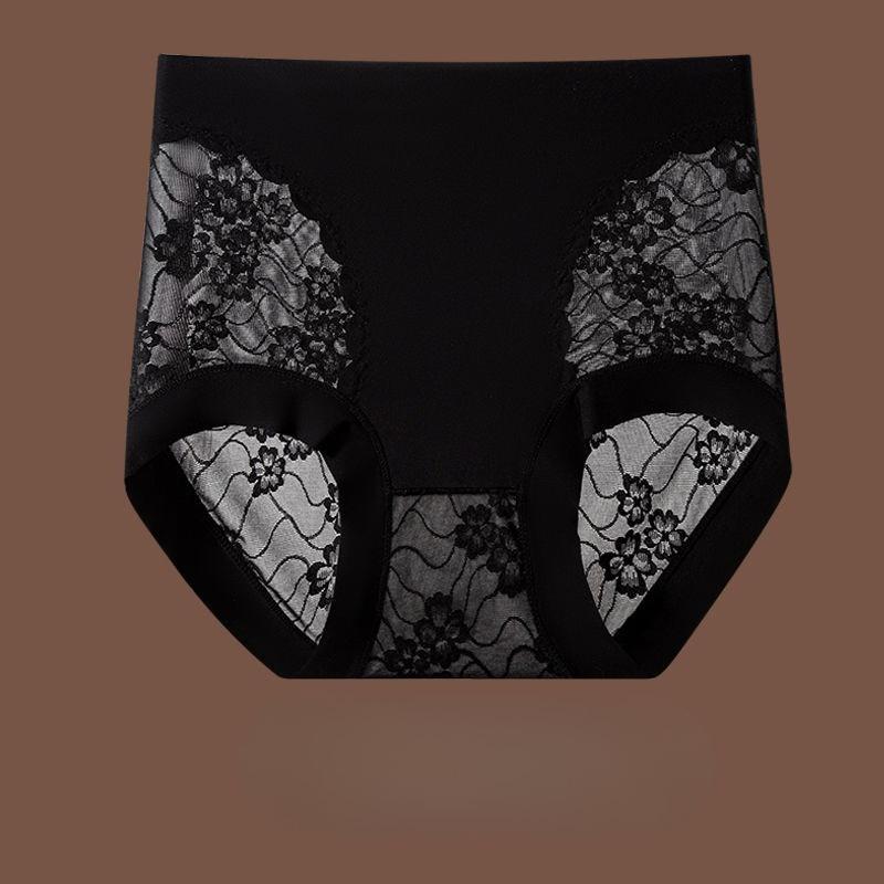 Ladies Summer Lace High Waist Belly Strong Lift Hip Hip Girdle Waist Triangle Briefs