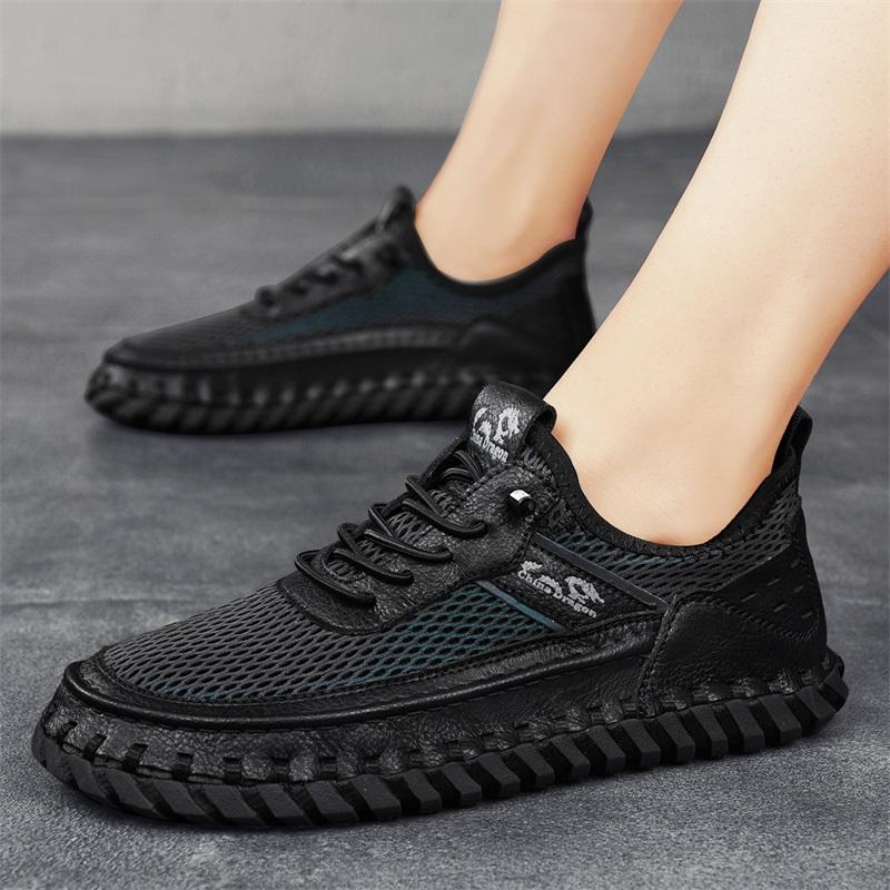 Móda Léto Prodyšné Ležérní Pánské Boty Business Síťované Boty Pánské Tenisky Měkké Ploché Horký Výprodej Ležérní Boty Mokasíny Velikost 3-46