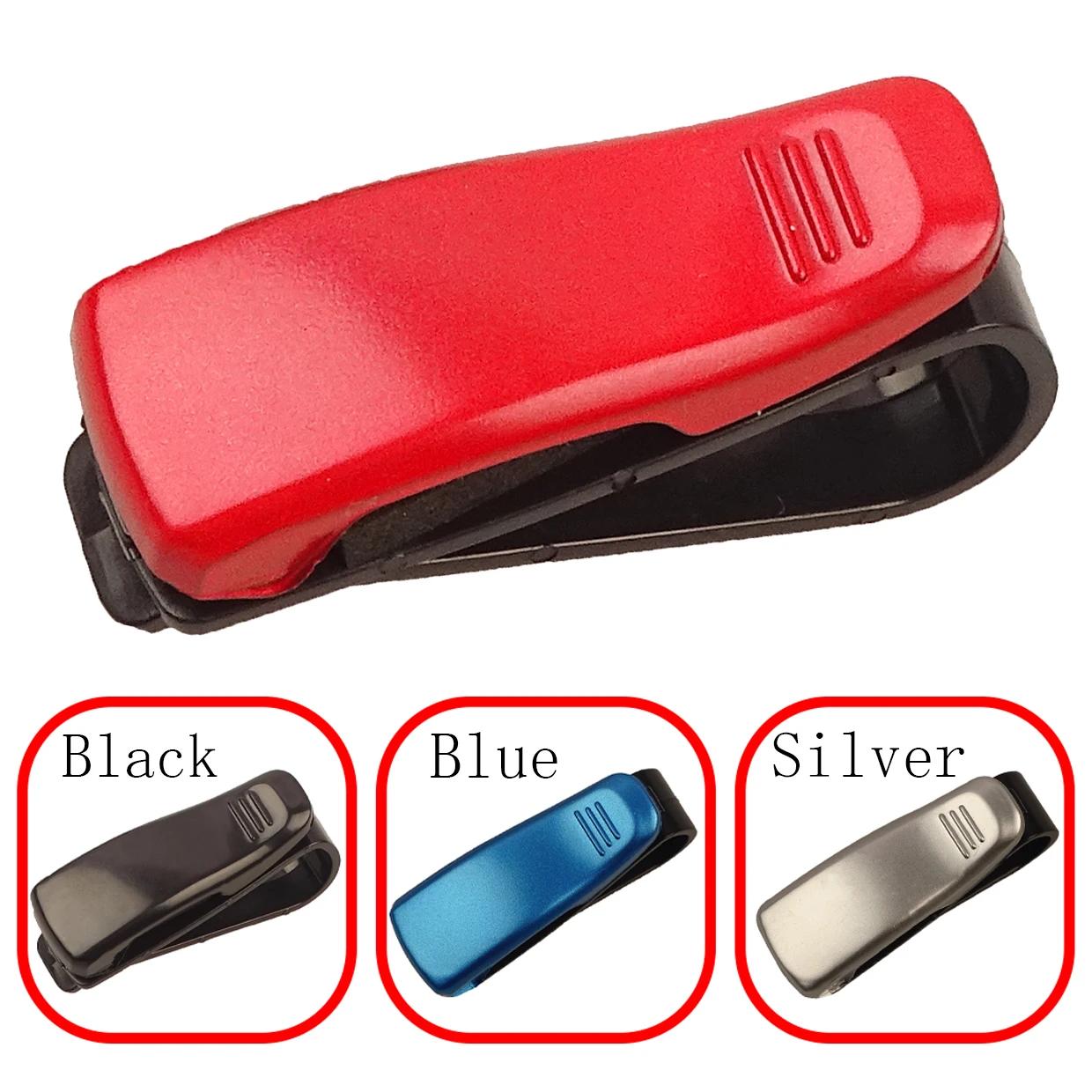 Car Glasses Case Auto Sunglasses Clip Card Ticket Holder For AIXAM e-AIXAM MINAUTO SANSATION Mega Auto Accessories Stickers Red
