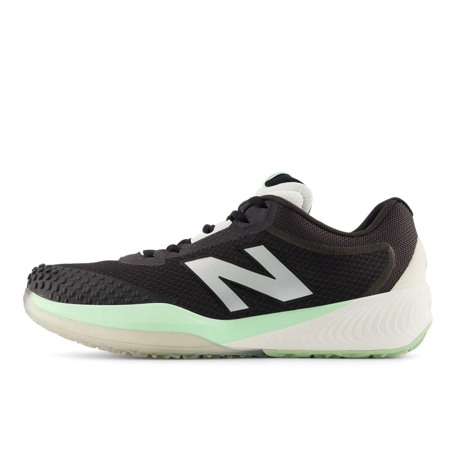 

New Balance 996 v6 WCO996 Court Tennis N6 Size 2E Omni-Clay Shoes, Women s (Black/Green), 24.0 cm,