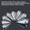 5 Pieces Pack 20g-120g Range Fishing Sinkers Iron Material Teardrop Sinkers  For Fishing