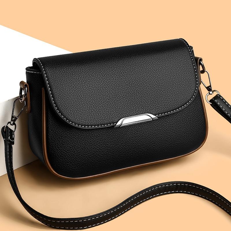 Bag Women's High-value New Big Flip Mailman Small Square Bag Shoulder Messenger Bag Trendy Fashion Versatile Bag