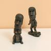  Moai Statue Mini Figure Set Easter Island Stone Sculpture Cute Abstract Desk Office Decor Collectible Gift For Fans