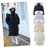 Boys Long Down Jacket Winter Fur Jacket