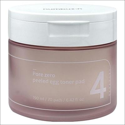 No.4 Pore Zero Peeled Egg Toner Pad – 70 Pads (190ml)