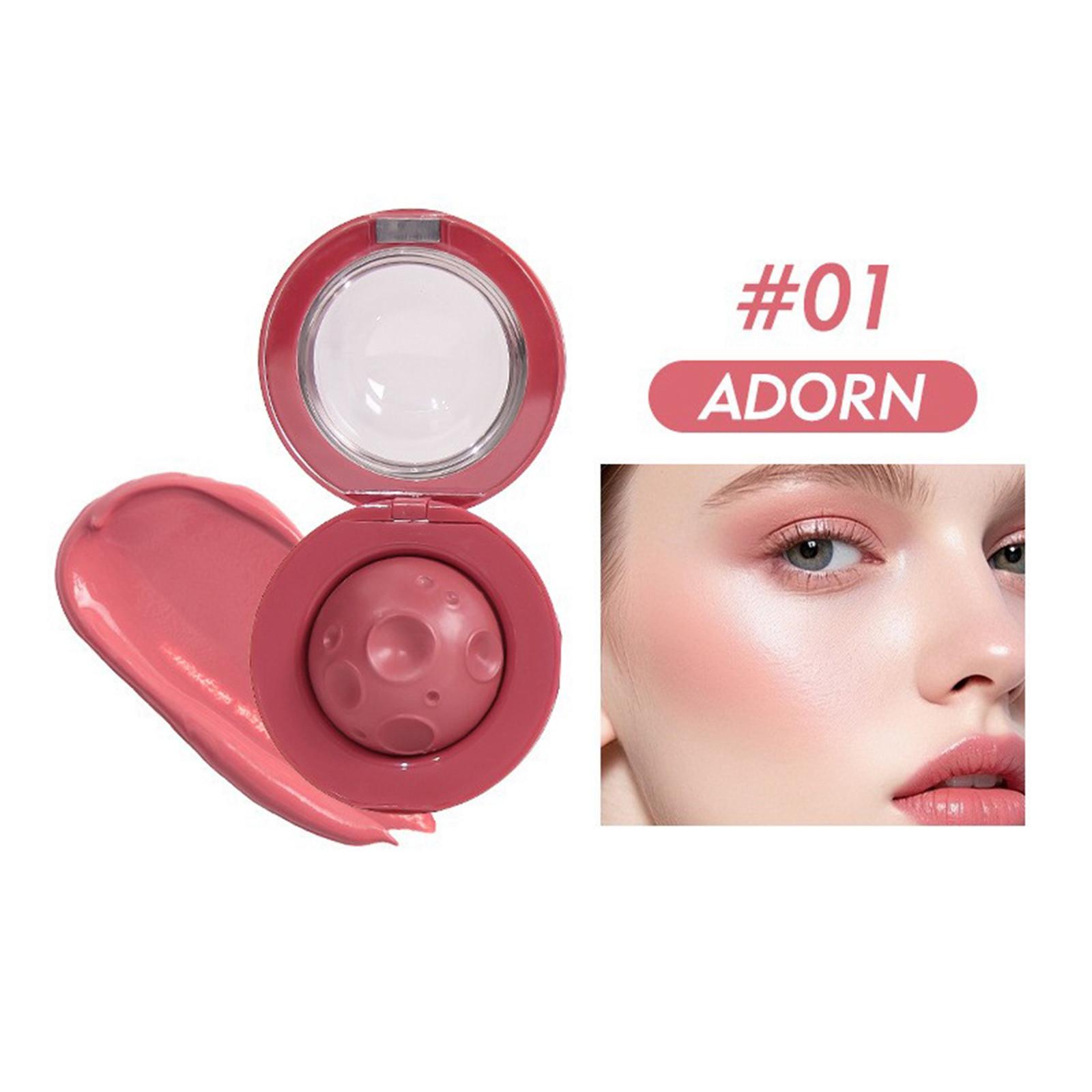 

Румяна-мусс для губ и щек в форме полумесяца, бархатистые, с эффектом влажного сияния, два в одном, стойкие, увлажняющие, кремовые, для макияжа. One Size