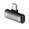 Multifunkční spolehlivý slitinový adaptér USB typu C na duální rozbočovač/konvertor typu C