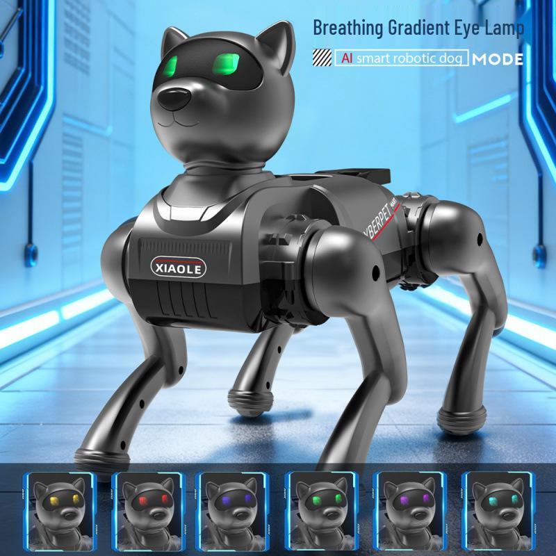 AI Smart Robot Dog: Interactive Voice, Singing, Dancing, Remote Control, and Educational Programming Toy.