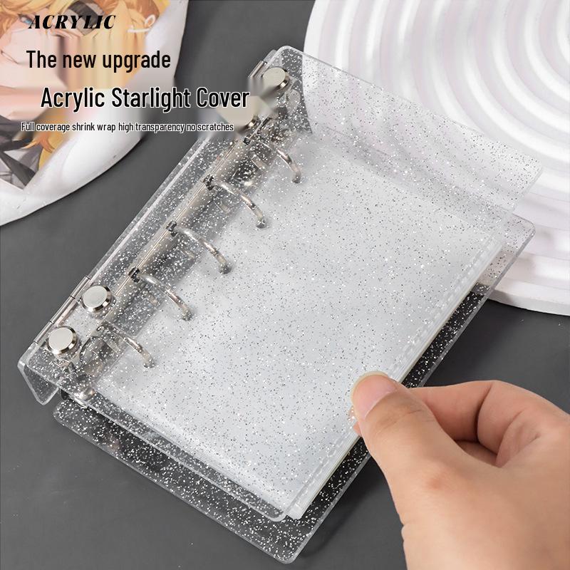 Acrylic A7 Ring Binder Photo Album for Idol Photocard Storage