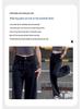 2024 Autumn Plus Size Women's Retro High Waist Wide Leg Jeans - Slimming Straight Fit