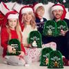 Weihnachts-Kordelzug-Geschenktüten Aufbewahrungsbeutel für Zuckerplätzchen Geschenktüten für Weihnachts- und Neujahrsfeiern Weihnachtsdekoration