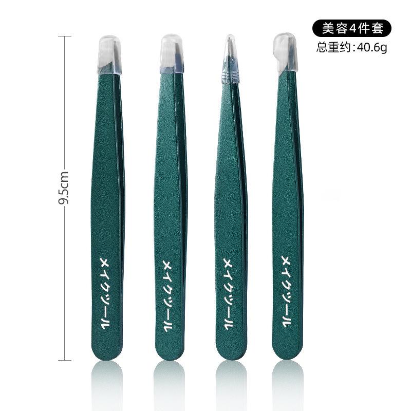 1/4pcs Professional Eyebrow Tweezers Makeup Tools Eyebrow Pinch Pliers Tweezer For Eyebrows Accessories Beauty Hair Clip Remover