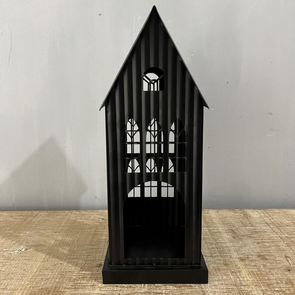 European and American Church Style Christmas Wrought Iron Lantern Ornament