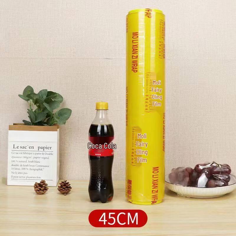 Commercial Food Plastic Wrap Large Roll (6-Pack)