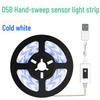 Striscia LED USB Impermeabile con Sensore di Movimento a Mano e Adesivo, 5V Monocromatica 2835