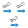 Seilspannwerkzeug Spannvorrichtung Robuster Einziehbarer Spanngurt Seilspanner Für Campingplane Hängematte Bootfahren Outdoor-Ausrüstung