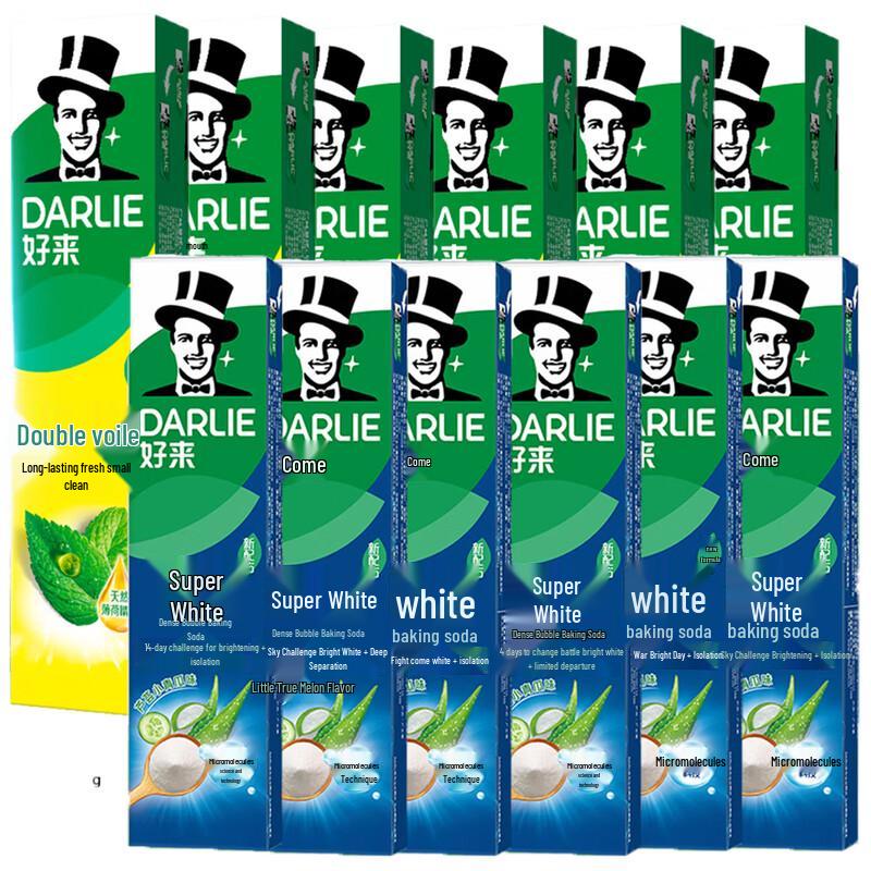 Darlie Aloe Cucumber & Double Mint Toothpaste Combo