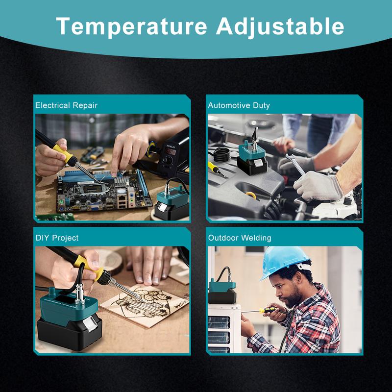 Cordless Soldering Iron Station Tool for Makita 18V LXT Battery Portable Electric 60W Soldering Iron Kit BL1850 BL1860 BL1830