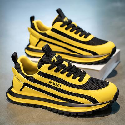 Men's Shoes New Summer Mesh Breathable Versatile Sports Casual Shoes Men's Platform Dad Shoes