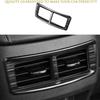 For Cadillac CT4 2020-2025 Black Titanium Rear Air Outlet Vent Frame Trim 1PCS